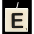 Letterkaarsje E