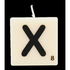 Letterkaarsje X
