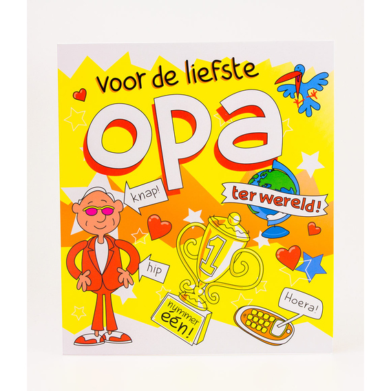 Wenskaart Opa