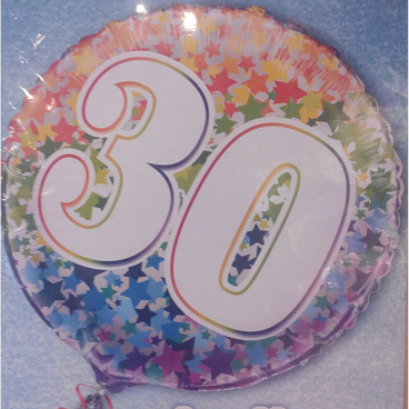Heliumballon 30 jaar