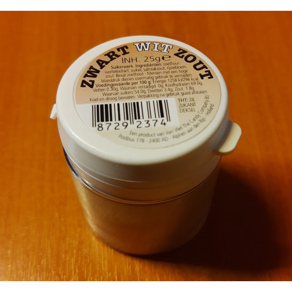 Gaper zwart-wit Zout 35 gram