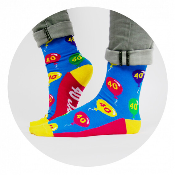 Funny socks - 40 jaar