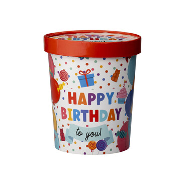 Candy bucket - Happy birthday