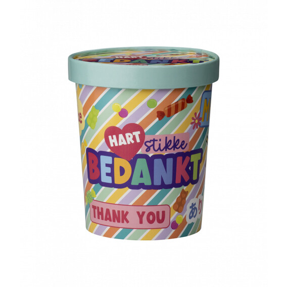 Candy bucket - Bedankt
