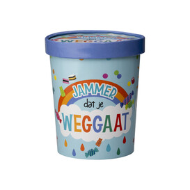 Candy bucket - Jammer dat je weggaat