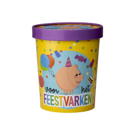 Candy bucket - Feestvarken