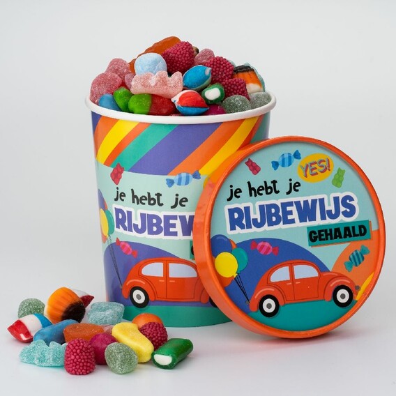 Candy bucket - Rijbewijs