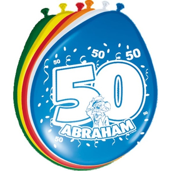 Ballonnen 50 jaar Abraham