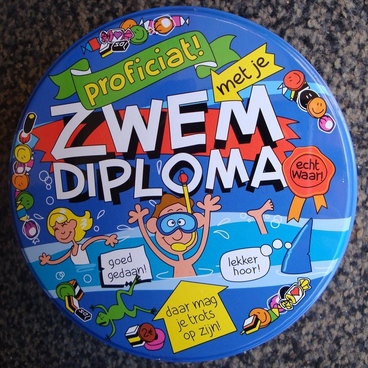 Snoeptrommel zwemdiploma