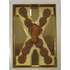 Witte chocolade letter X deco