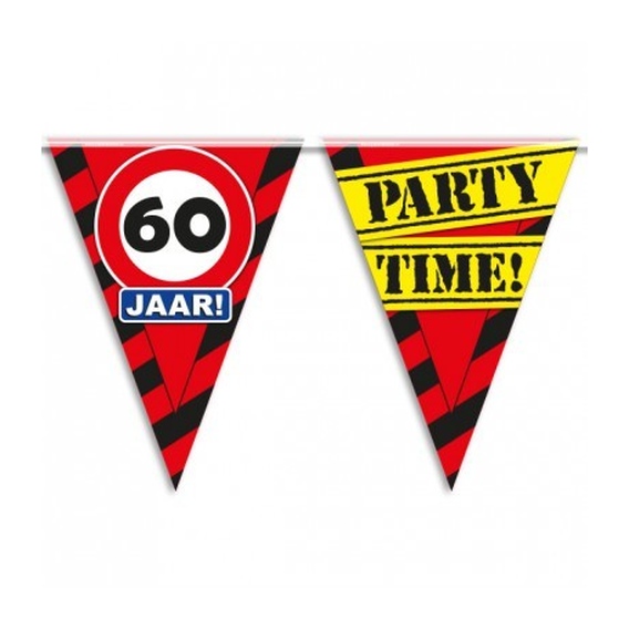 Party vlag 60 jaar